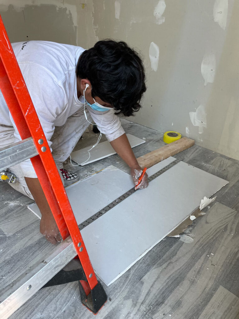 Tiny Home Construction Floor
