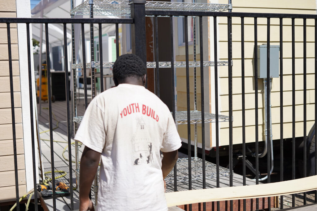 Tiny Home Construction Fence